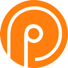 The Pedestrian logo which displays as a P within an orange circle.