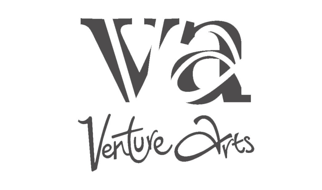 The Venture Arts logo which includes the initials V and A.