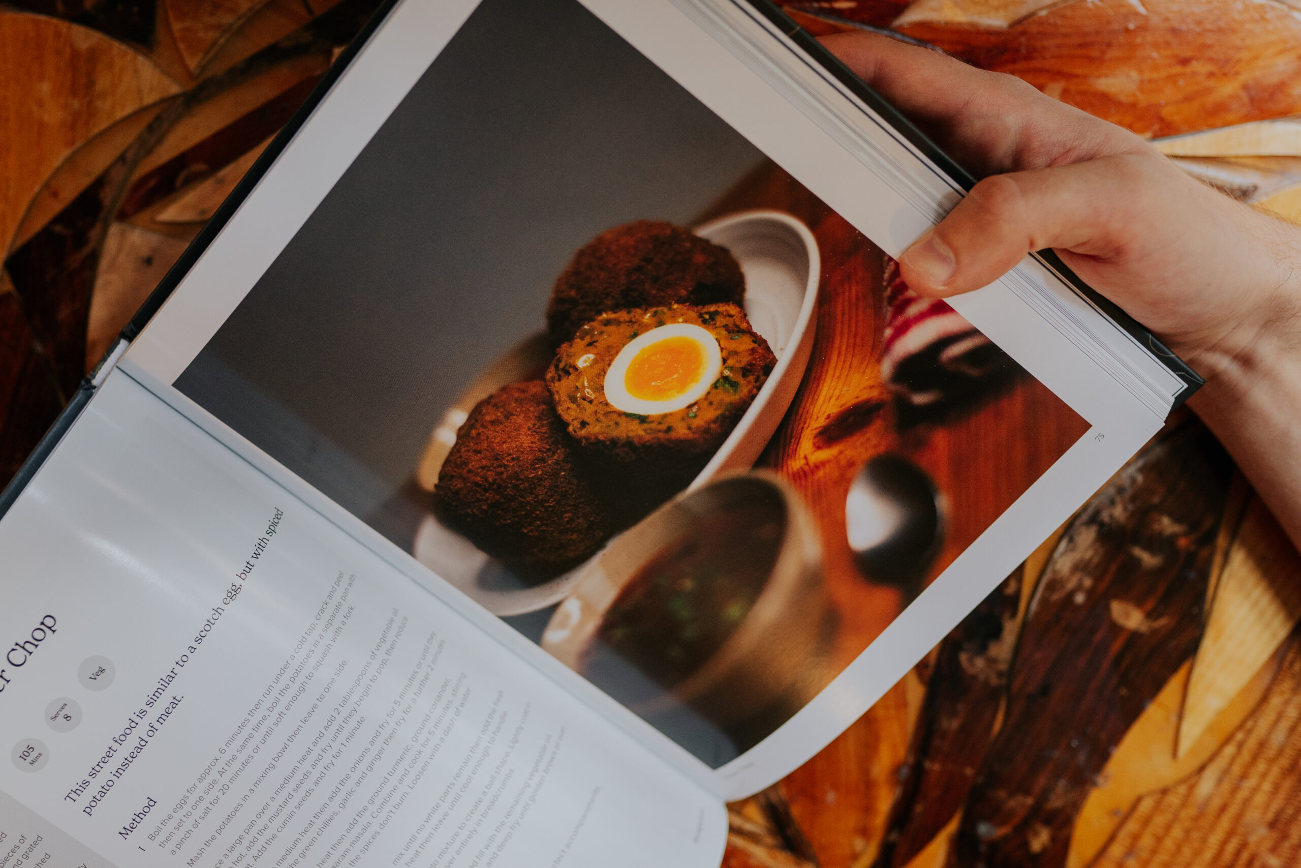 An example recipe photograph in Secret Dishes From Around the World 3